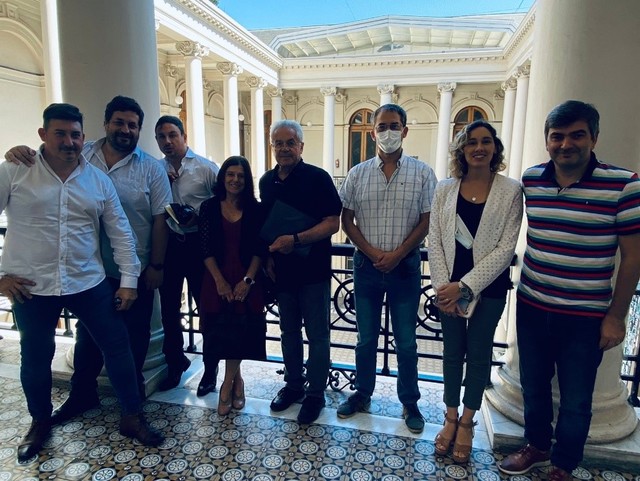 Encuentro entre Minerva UNLP y el Consorcio Iberoamericano para la Educación en Ciencia y Tecnología.