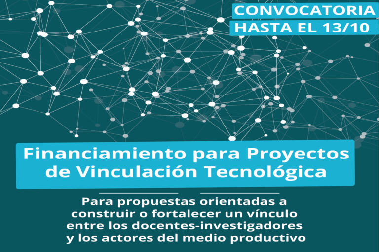 Convocatoria para Proyectos de Vinculación Tecnológica