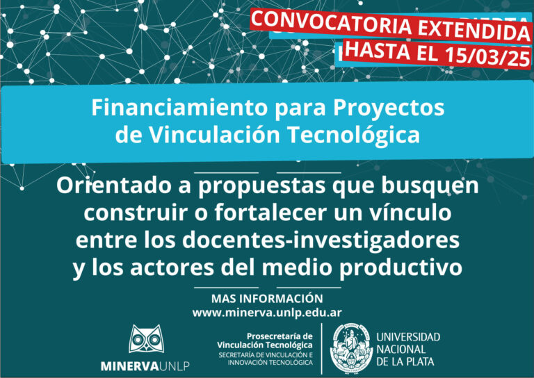Segunda convocatoria de financiamiento para Proyectos de Vinculación Tecnológica